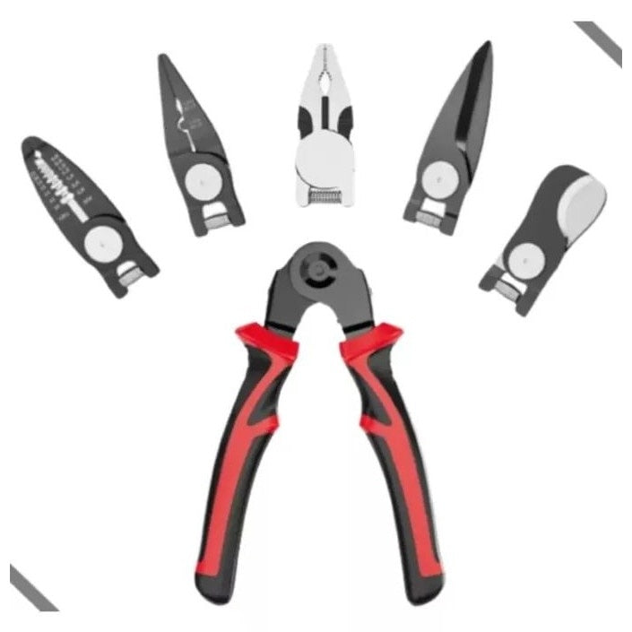 Set Multifuncțional 5 în 1 din Oțel cu Design Ergonomic — Versatilitate Maximă 🛠️✨