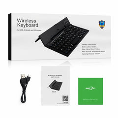 Tastatură Bluetooth Pliabilă Compactă cu Touchpad — Mobilitate Maximă ✨💻