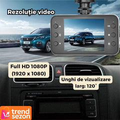 Cameră Auto DVR Full HD 1080P cu Ecran 2.7" — Înregistrare Nocturnă Clară 🚗📹