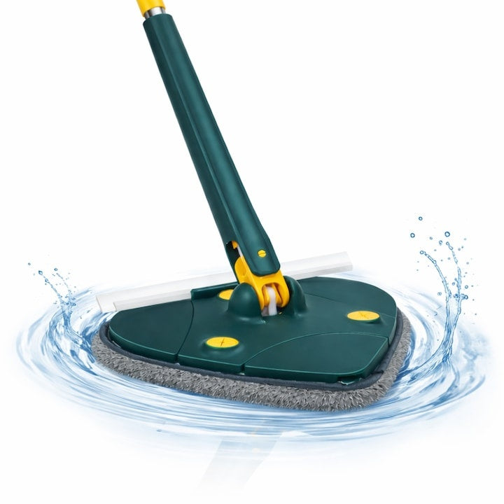 Mop Telescopic cu Cap Îngrijit 360° — Curățare Rapidă și Eficientă 🧼✨