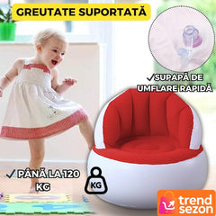 Scaun Gonflabil Ergonomic cu Pompa Inclusă — Confort și Stil 🌟❤️