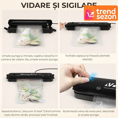 Aparat de Vidat Compactic cu Functie de Sigilare Automată — Prospetime Maximă! 🥦✨