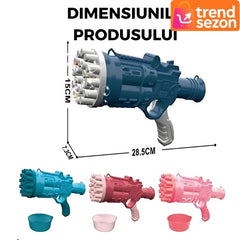 Pistol cu Bule Turbo 24 Gauri — Distracție Fără Limite în Aer Liber! 🎉🌊