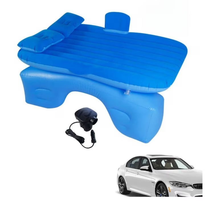 Saltea Gonflabilă Auto cu Perne Ergonomice — Confort Maxim în Mașină 🚗💤
