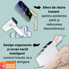 Aparat Epilare IPL cu Ecran LED — Piele Fină Acasă 🕊️✨