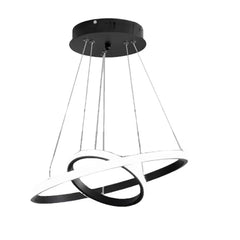 Lustra LED Circulară Minimalistă 27W, Ø20-40 cm — Iluminare Modernă 🖤💡