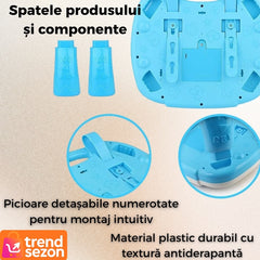 Masă Interactivă 2în1 cu Muzică și Lumini — Descoperiri Vesele pentru Bebeluși 🎶✨