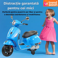 Scuter Electric pentru Copii Vespa 3-8 Ani — Distracție în Siguranță! 🛵✨