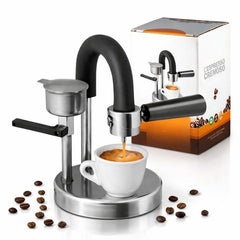 Espressor Manual din Inox 100% — Espresso Crema Perfectă Acasă 🌟☕