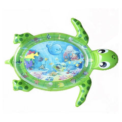 Saltea Gonflabilă cu Apă pentru Bebeluși 3-12 Luni — Siguranță și Distracție! 🌊🐢