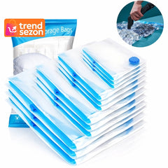 Set 12 Sacii Vidat Reutilizabili cu Compresie — Economisește Spațiu! 🛏️✨