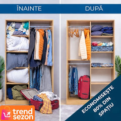 Set 12 Sacii Vidat Reutilizabili cu Compresie — Economisește Spațiu! 🛏️✨