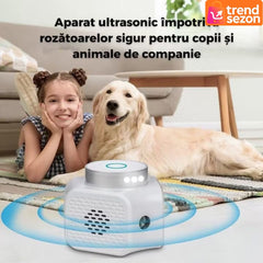 Aparat Anti-Dăunători cu Ultrasunete 360° — Protecție Eco-friendly 🌱🐭