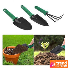 Set Gradinarit 10 Piese din Inox și Plastic — Răsfăț pentru Grădina Ta 🌱🛠️