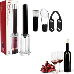 Set Deschizător de Sticle de Vin 4 în 1 — Eleganță și Funcționalitate 🍷✨