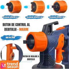 Pulverizator Electric Vopsea 700W cu 4 Duze Interschimbabile — Vopsire Rapidă și Precisă 🎨💨