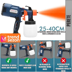 Pulverizator Electric Vopsea 700W cu 4 Duze Interschimbabile — Vopsire Rapidă și Precisă 🎨💨