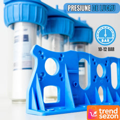 Sistem Filtrare Apă Triplu cu Carbon Activ și Bumbac — Apă Pură pentru Tine! 💧✨