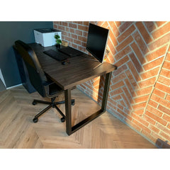 Set 2 Picioare de Masă Metalice Negru, Profil Lat 80 mm — Design Industrial Elegant 🖤🛠️