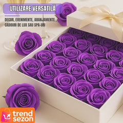 Set 50 Trandafiri din Săpun Mov — Eleganță și Aromă Delicată 🌹✨