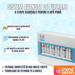 Filtru de Apă cu Ultrafiltrare 6 Stadii — Curățare Premium 🥤💧