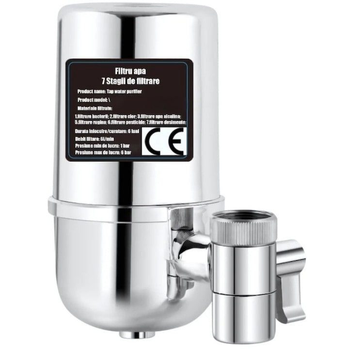 Filtru Apă pentru Robinet cu 7 Etape de Filtrare — Apa Pură Direct de la Robinet 🚰✨
