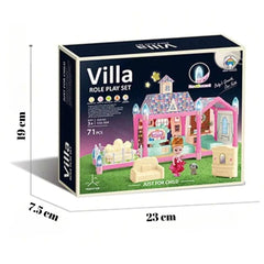 Casuta de Asamblat Luminată 71 Piese — Distracție Galaxie de Exprimare! 🌟🏰