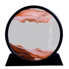 Obiect Decorativ 3D cu Nisip Colorat și Masă Rotativă 360° — Inspirație și Relaxare ✨🌈