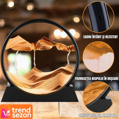 Obiect Decorativ 3D din Nisip cu Bază Rotativă — Stimulare Creativă 🌟🌀