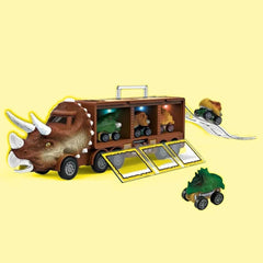 Camion Dinozaur Interactiv cu 3 Vehicule și Accesorii Preistorice 🦖🚚