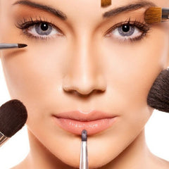 Set 12 Pensule Machiaj cu Cutie Elegantă Roz — Perfecte pentru Un Makeup Impecabil 🌸💄