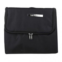 Portfard Cosmetic Spațios din Canvas Negru — Eleganță și Practicitate 🖤✈️