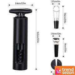 Set Deschizător Vin 2-in-1 cu Aerator și Dop Vacuum — Eleganță și Funcționalitate 🍷✨