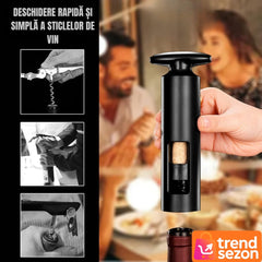 Set Deschizător Vin 2-in-1 cu Aerator și Dop Vacuum — Eleganță și Funcționalitate 🍷✨