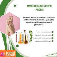 Sosete cu Mască Exfoliantă pentru Picioare — Hidratare Intensă ✨👣