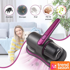 Aspirator Antiacarieni Fără Fir 8000 Pa — Curățenie Profundă UVC 🌟✨