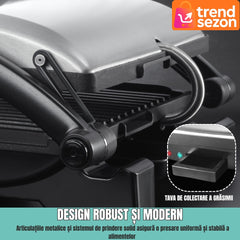 Sandwich-Maker 3în1 cu Grill și Presă Panini — Gătește Rapid & Delicious! 🍽️⚡