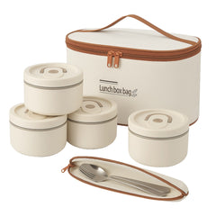 Set Caserole Termice din Oțel Inoxidabil cu Geantă Iso — Începe-ți Ziua cu Răsfăț! 🍱✨
