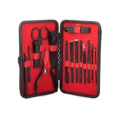 Set Manichiură și Pedichiură 15 Piese din Inox — Îngrijire Premium pentru Unghii ✨✂️