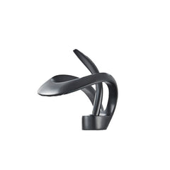 Baterie Chiuvetă Baie Tip Cascadă Neagră Modernă 15 cm — Design Elegant 🌊✨