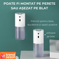 Dozator Automat pentru Săpun Spumă cu Senzor Infraroșu — Igienă Modernă 🤲✨