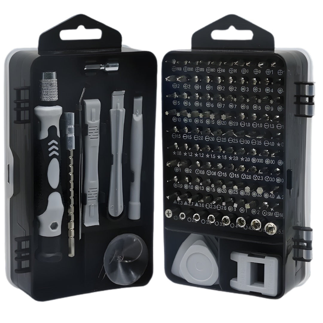 Set Profesional de Șurubelnițe de Precizie 115 în 1 — Repară cu Ușurință! 🛠️✨