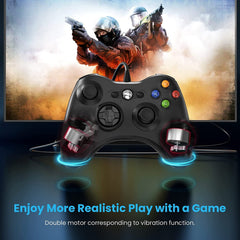 Controller Gaming USB Ergonomic pentru PC și Xbox 360 — Experiență Realistă 🎮✨