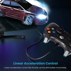 Controller Gaming USB Ergonomic pentru PC și Xbox 360 — Experiență Realistă 🎮✨