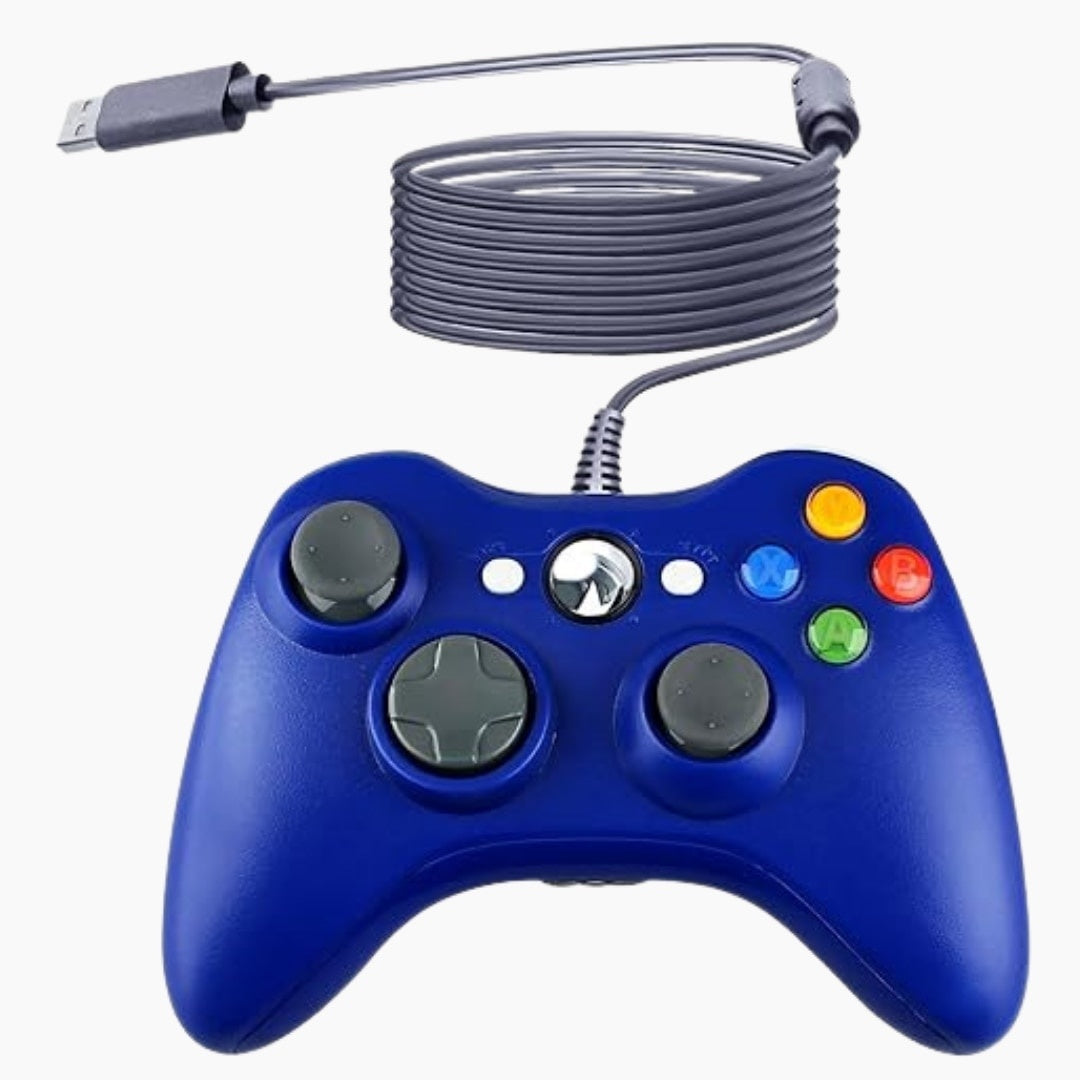 Controller USB Dual Shock pentru PC și Xbox 360 — Control Precise și Confort 🔥🎮