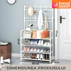 Cuier Multifunctional Ergonomic cu Rafturi pentru Încălțăminte — Organizare Eficientă 🏠👗