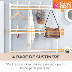 Cuier Multifunctional Ergonomic cu Rafturi pentru Încălțăminte — Organizare Eficientă 🏠👗