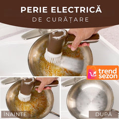 Perie Electrică de Curățare Fără Fir — Eficiență Rapidă 350 RPM ✨🧼