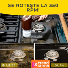 Perie Electrică de Curățare Fără Fir — Eficiență Rapidă 350 RPM ✨🧼