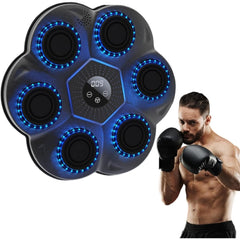 Placa de Box Interactivă cu Muzică și LED — Antrenament Distractiv Acasă 🎶💡